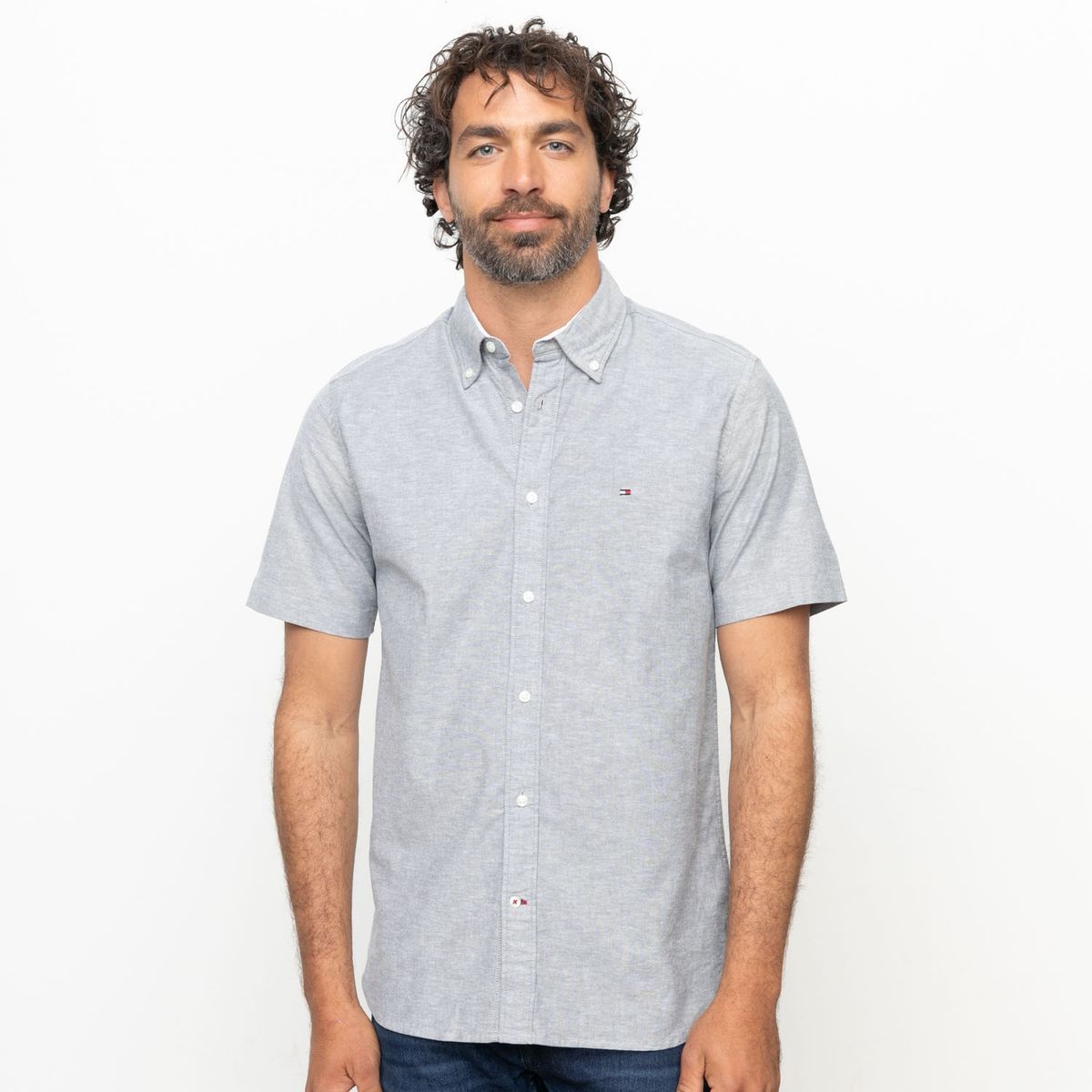 TOMMY HILFIGER - Camisa Manga Corta Hombre Tommy Hilfiger