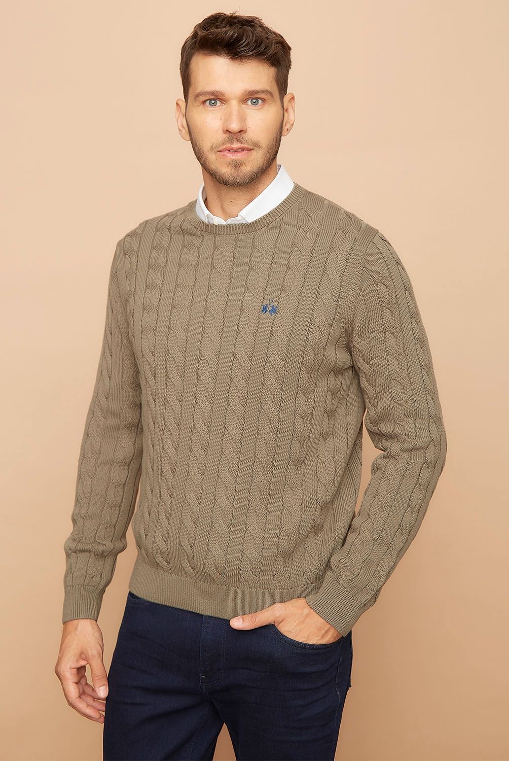 LA MARTINA - Sweater Hombre Sw Braid La Martina