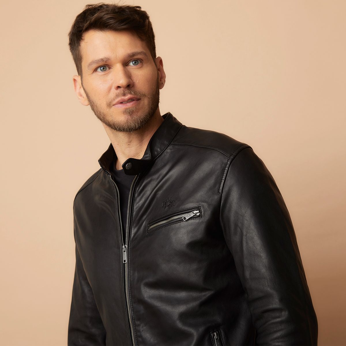 LA MARTINA - Chaqueta De Cuero Hombre La Martina