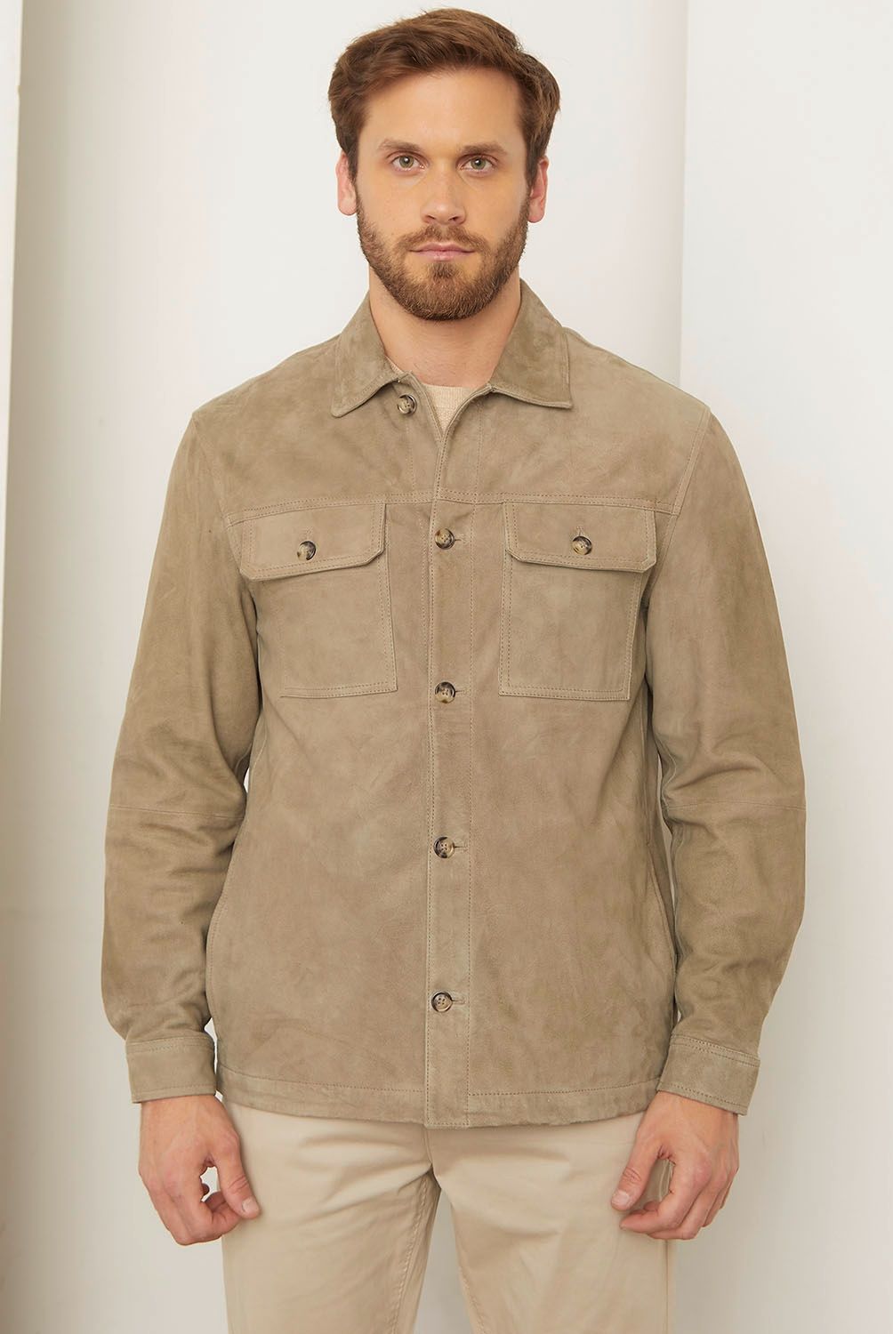 BASEMENT - Chaqueta De Cuero Hombre Basement