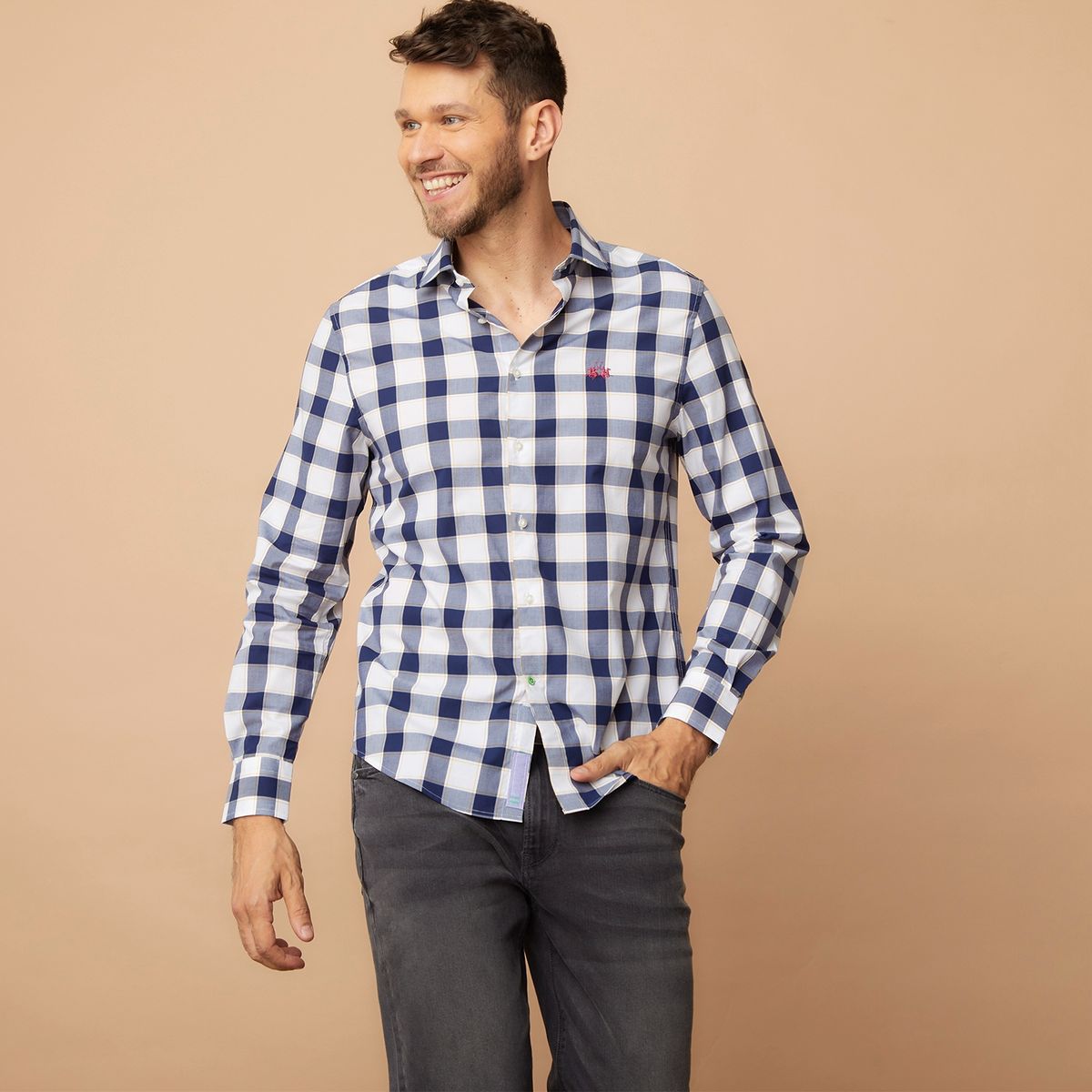 LA MARTINA - Camisa Manga Larga Casual Hombre La Martina