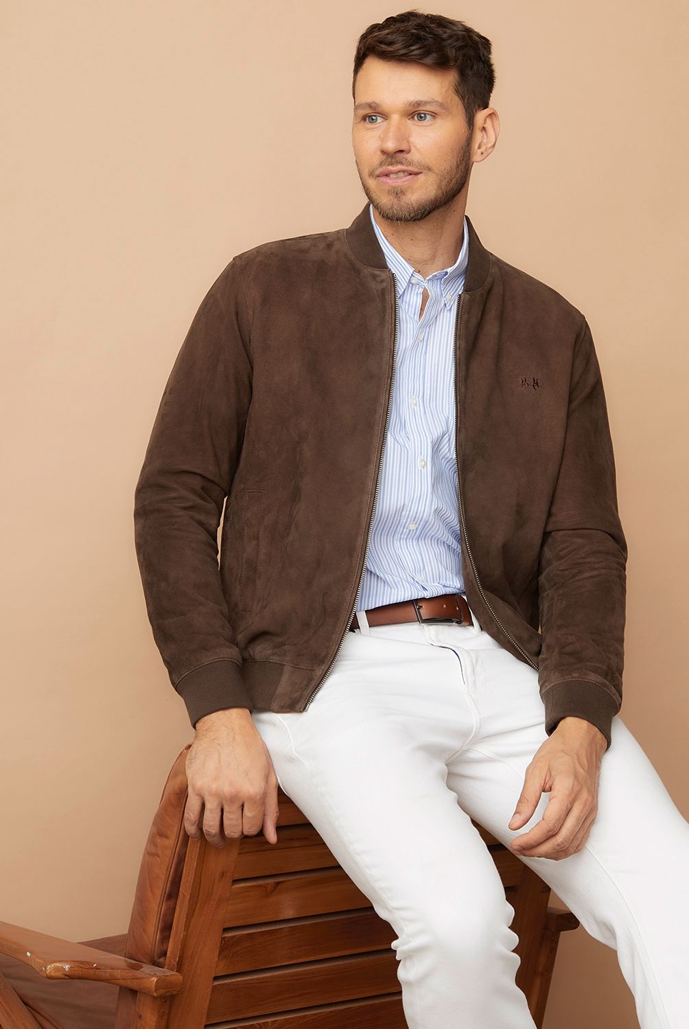 LA MARTINA - Chaqueta Suede Hombre La Martina