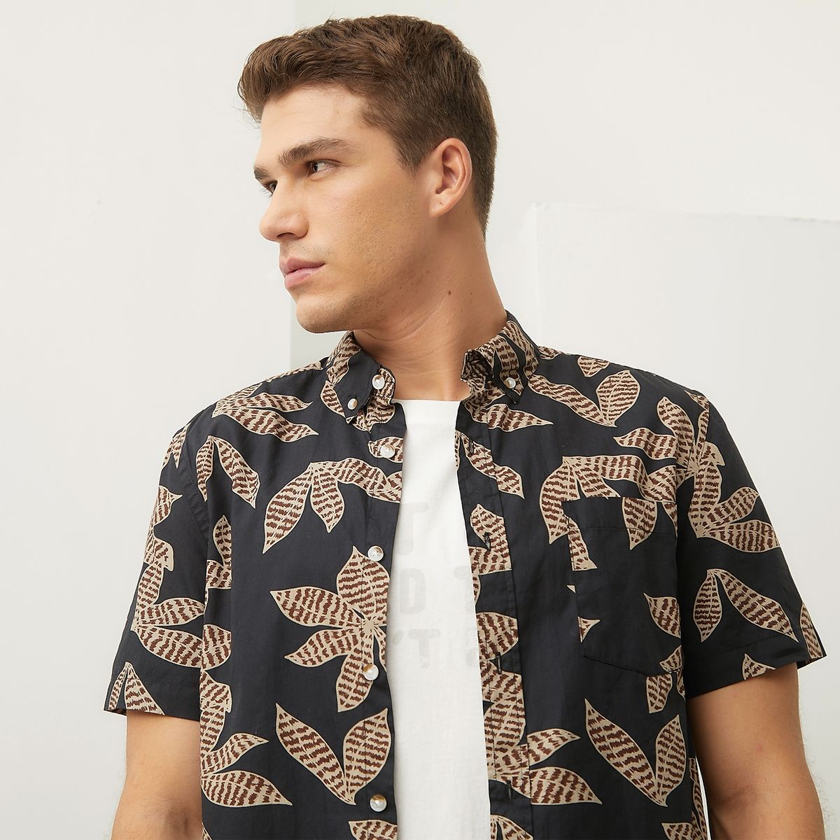 BASEMENT - Camisa Casual Hombre Basement