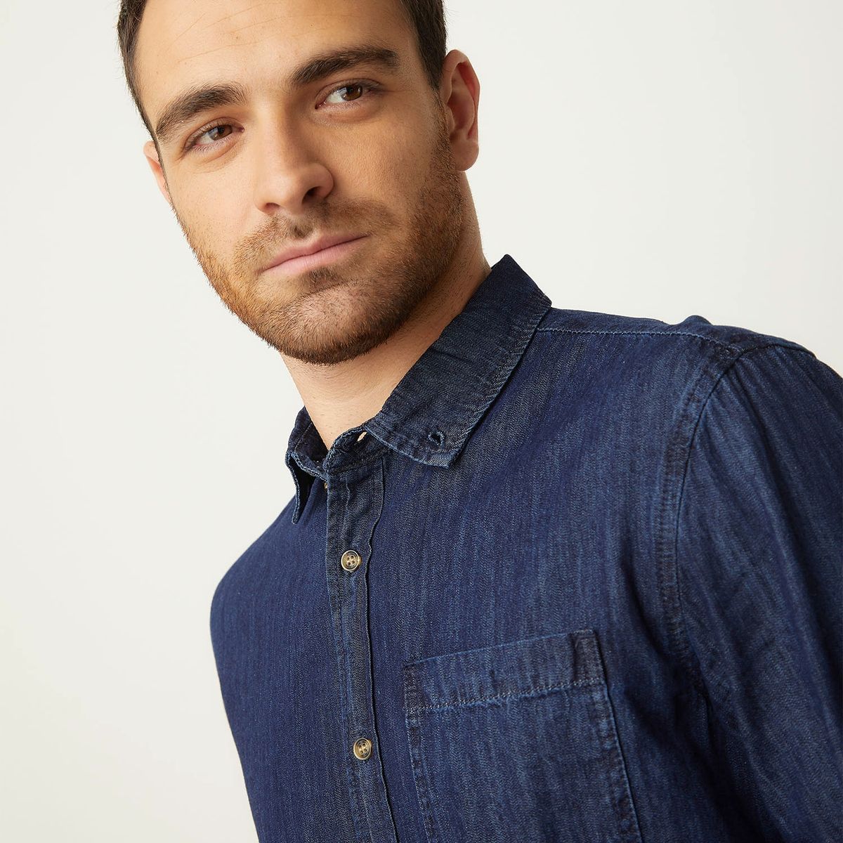 UNIVERSITY CLUB - Camisa Casual Manga Larga Algodón Hombre University Club