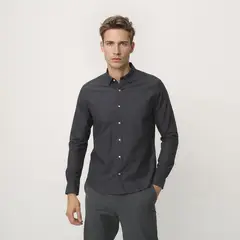 WOLF&HANK - Camisa Manga Larga Algodón Slim Fit Hombre