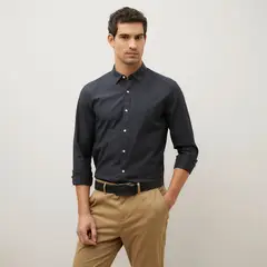 WOLF&HANK - Camisa Manga Larga Algodón Slim Fit Hombre