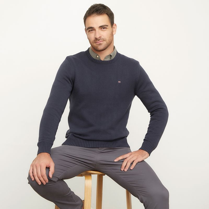 UNIVERSITY CLUB - Sweater Liso Hombre University Club