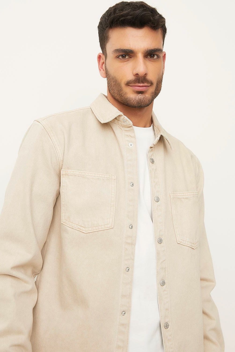 BASEMENT - Chaqueta Hombre Basement Algodón