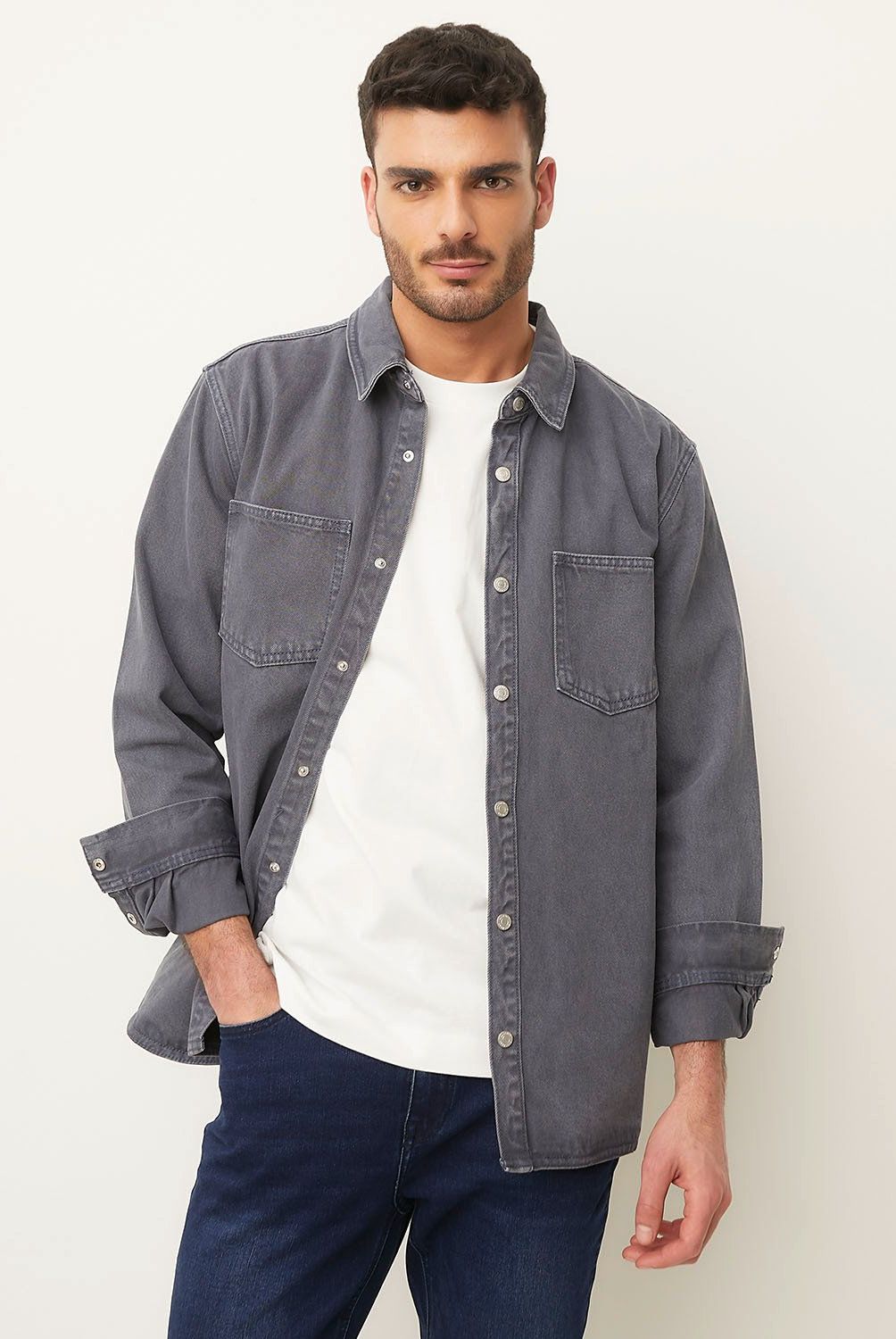 BASEMENT - Chaqueta Basement Algodón Hombre Casual