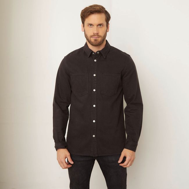 BASEMENT - Chaqueta Hombre Basement Algodón