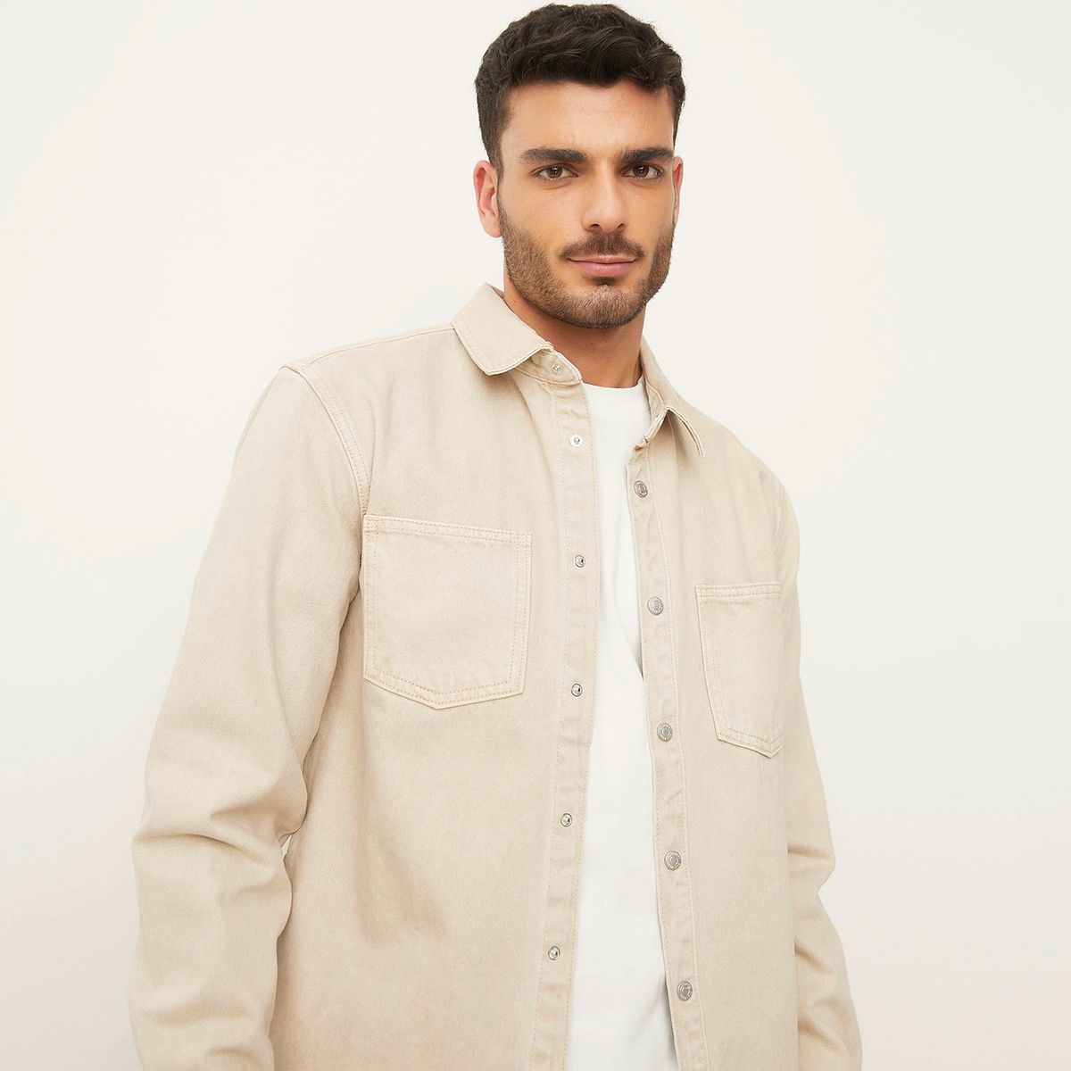 BASEMENT - Chaqueta Hombre Basement Algodón