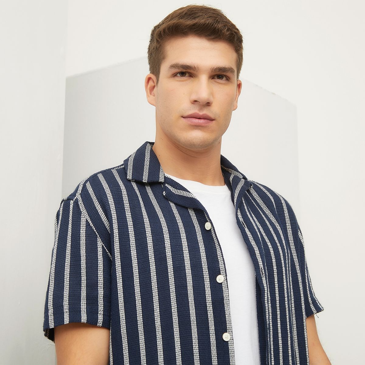 BASEMENT - Camisa Casual Hombre Basement