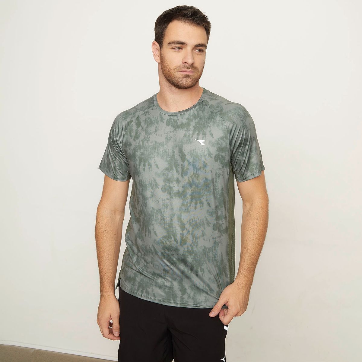 DIADORA - Polera Deportiva Manga Corta Hombre Diadora