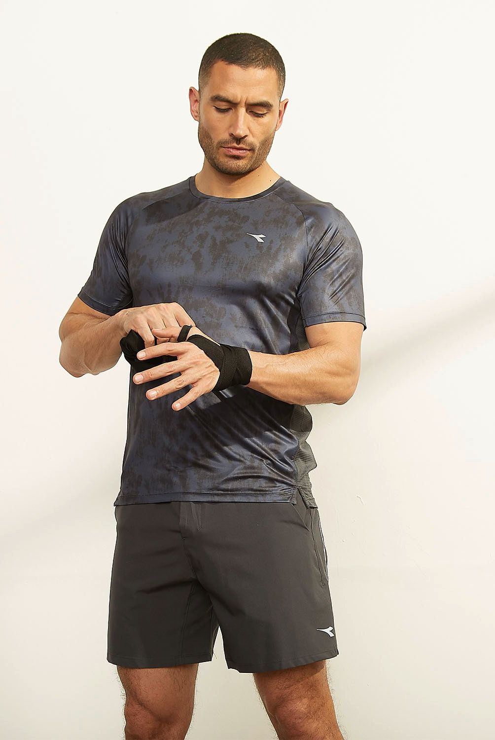 DIADORA - Polera Deportiva Manga Corta Hombre Diadora