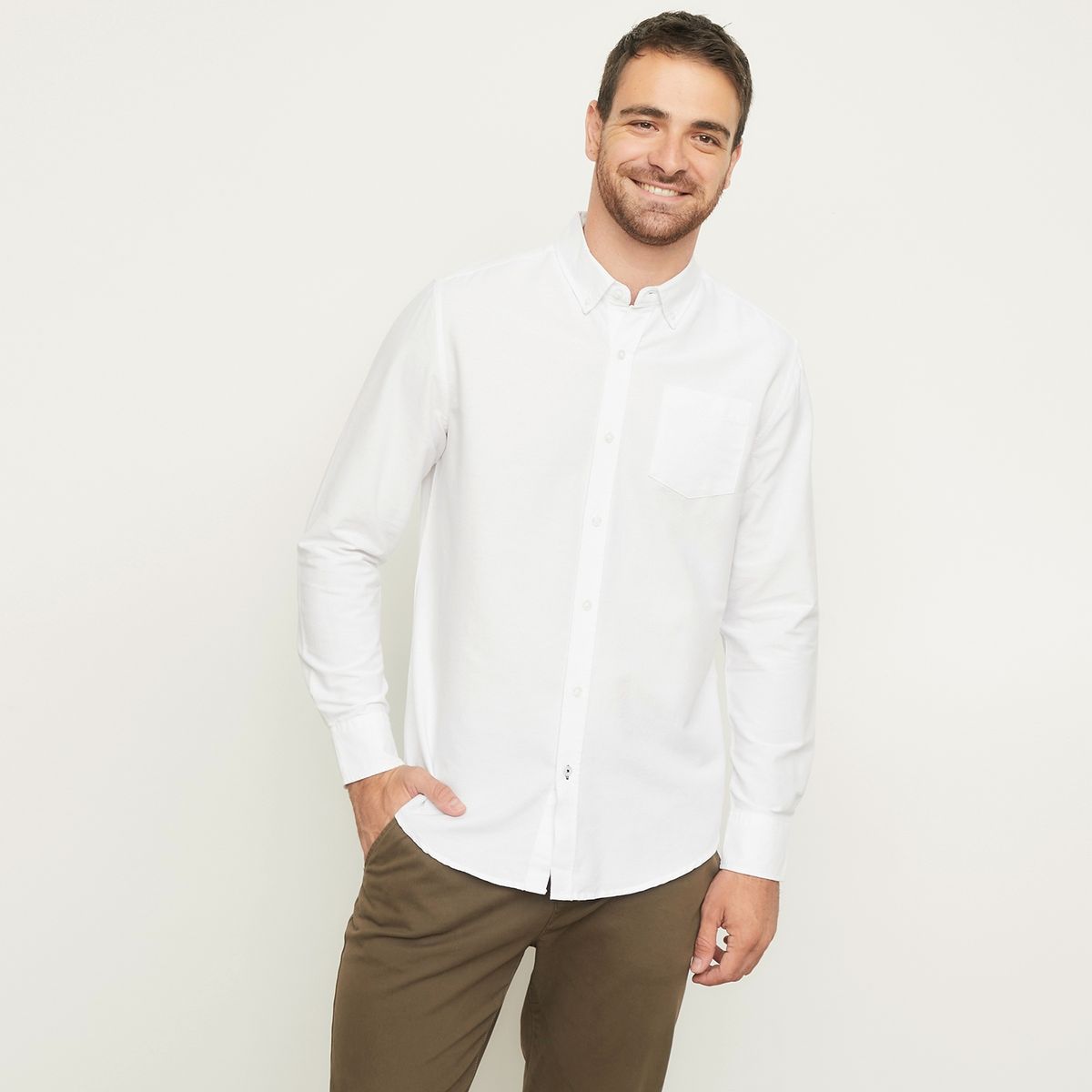 NEWPORT - Camisa Manga Larga Hombre Newport