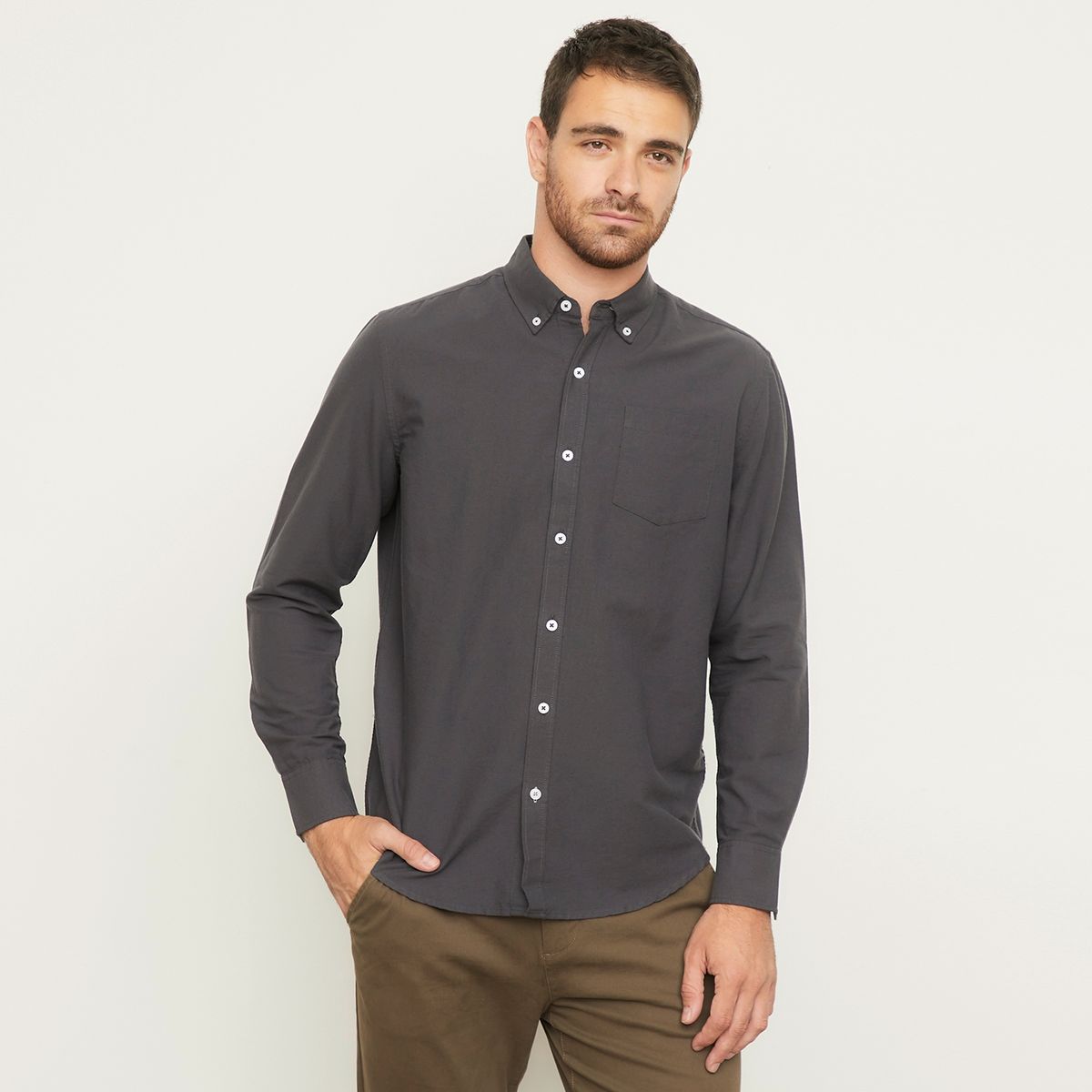 NEWPORT - Camisa Manga Larga Hombre Newport