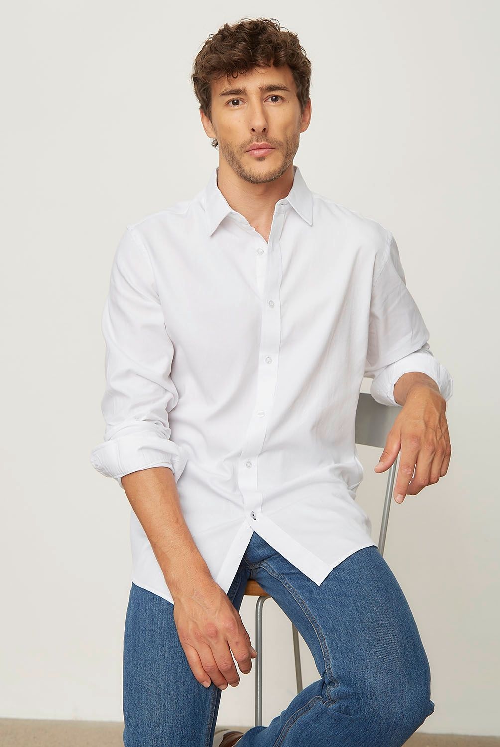 NEWPORT - Camisa Manga Larga Hombre Newport