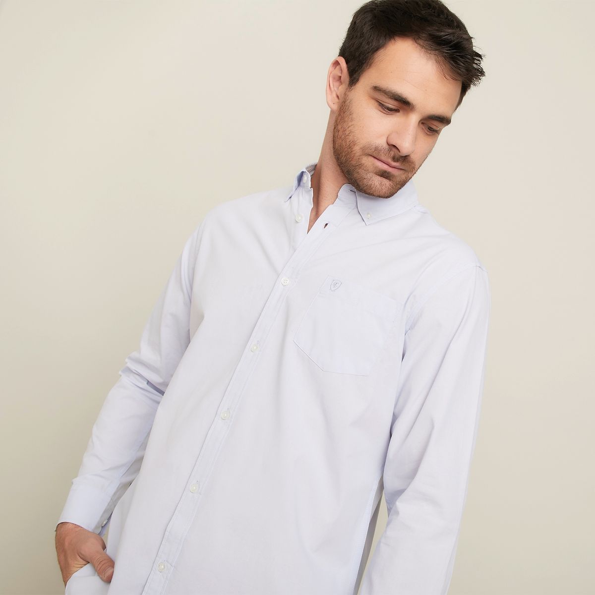 CHRISTIAN LACROIX - Camisa Casual Manga Larga Algodón Hombre Christian Lacroix