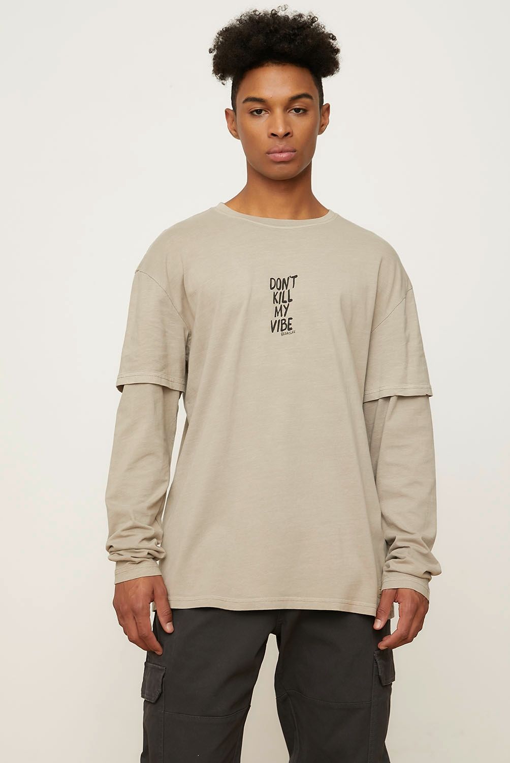 BEARCLIFF - Polera Manga Larga Algodón Hombre Bearcliff