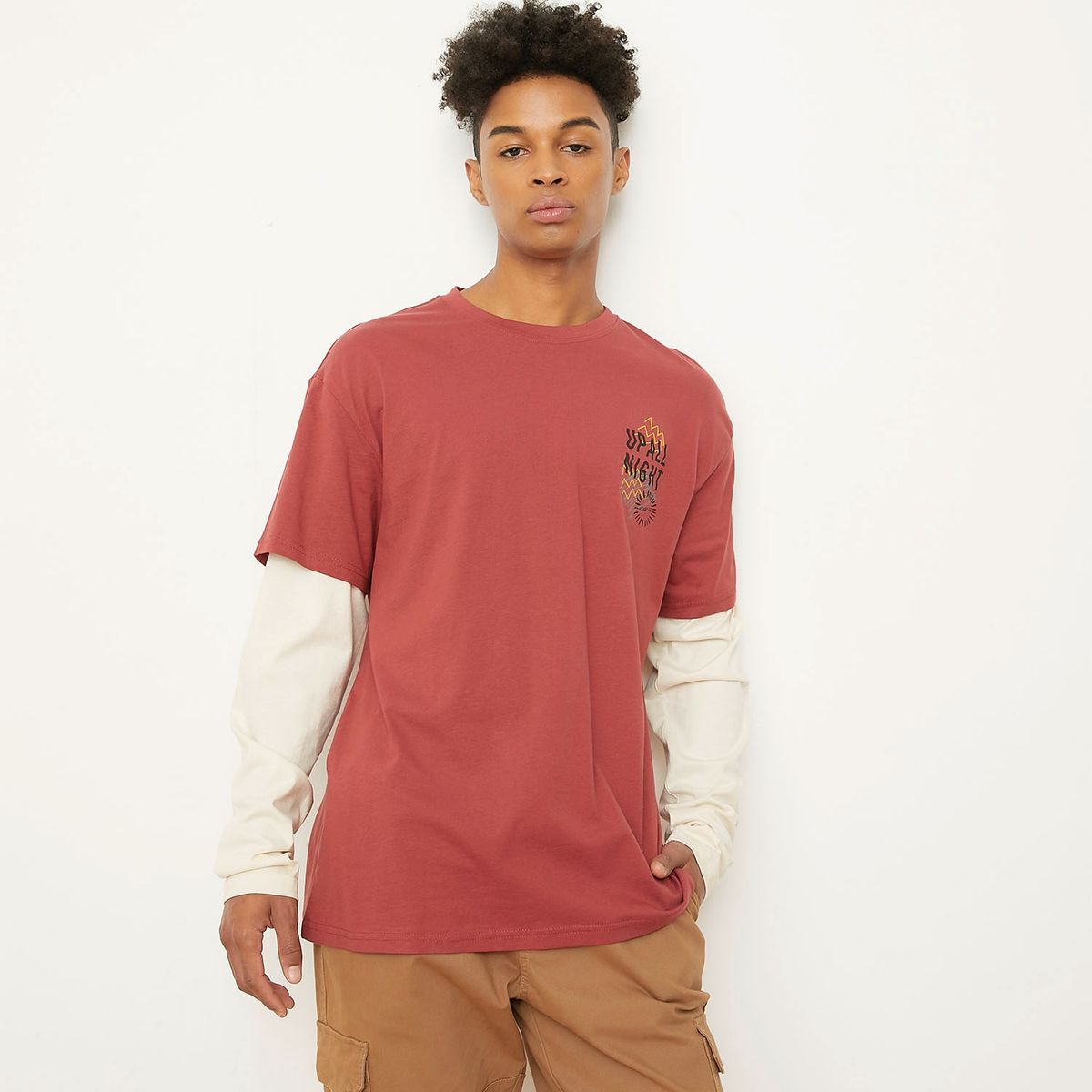 BEARCLIFF - Polera Manga Larga Algodón Hombre Bearcliff