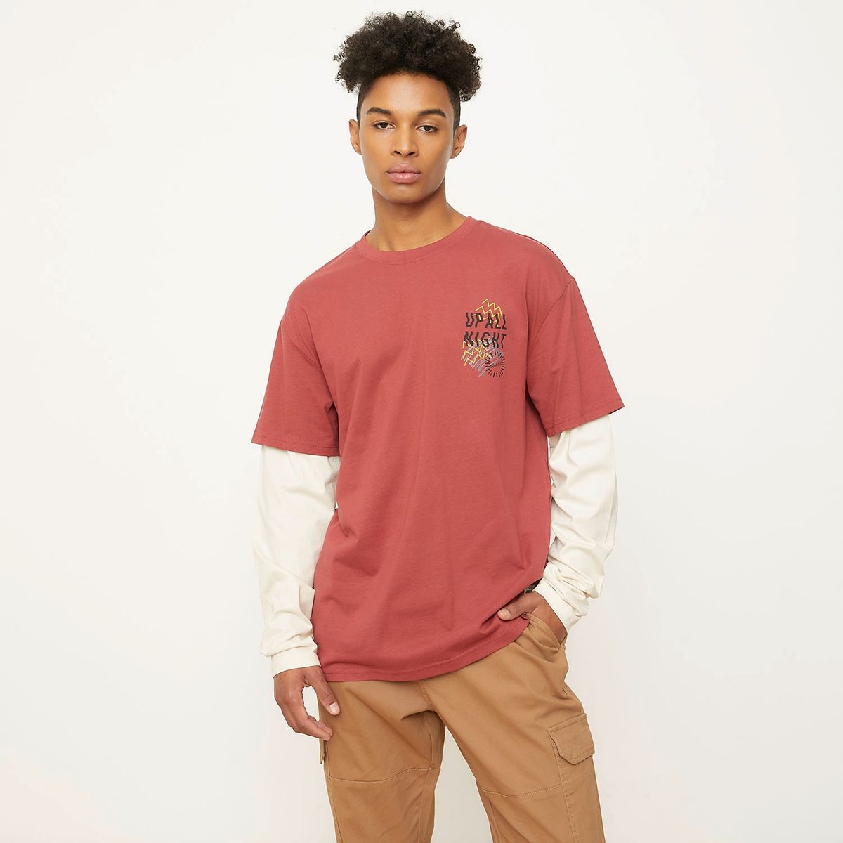 BEARCLIFF - Polera Manga Larga Algodón Hombre Bearcliff