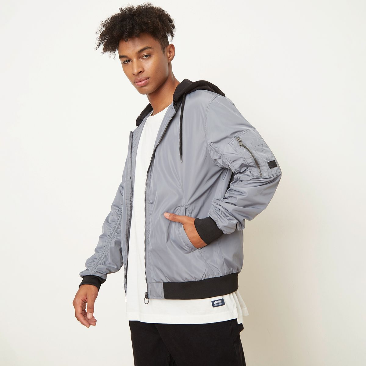 BEARCLIFF - Chaqueta Bomber Hombre Bearcliff