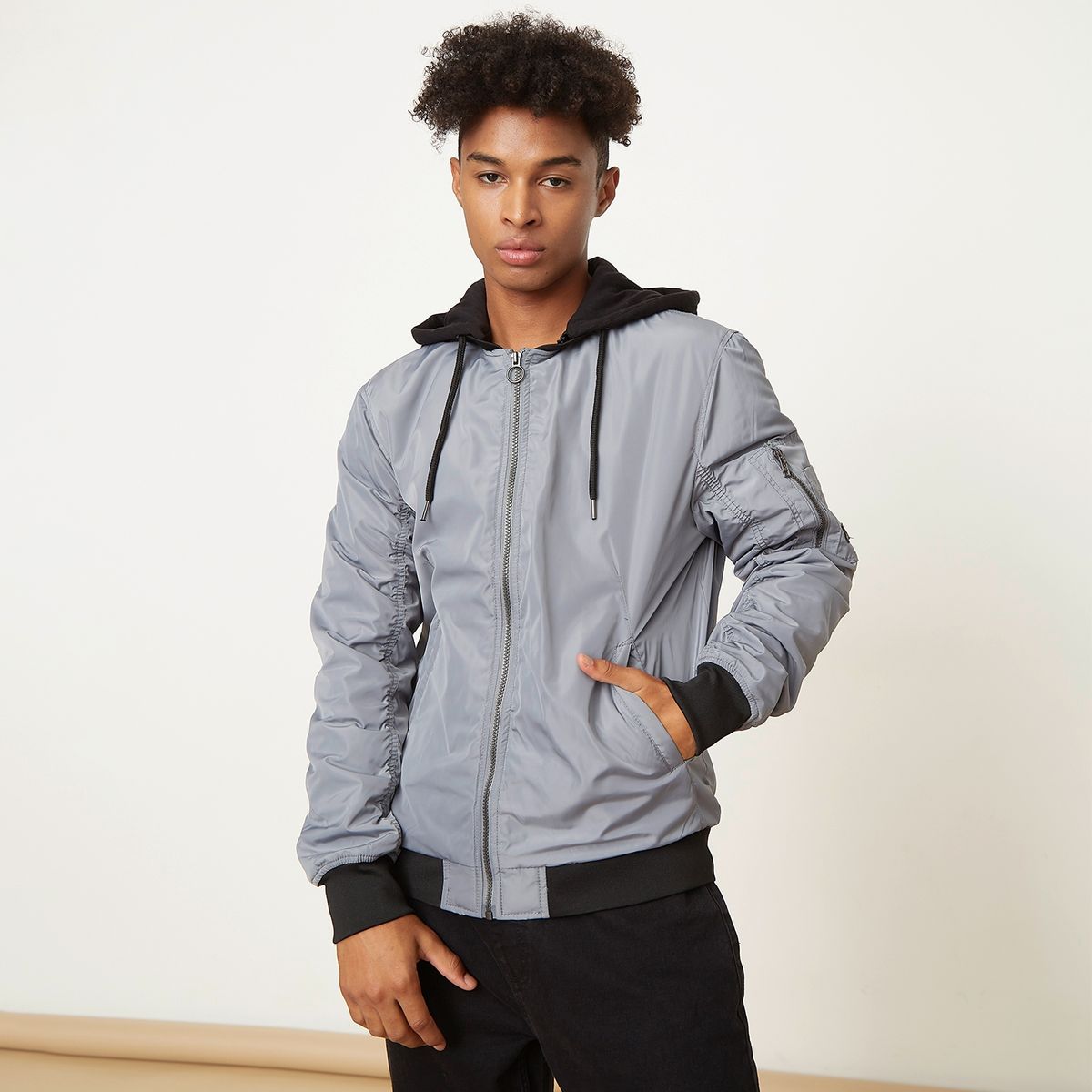 BEARCLIFF - Chaqueta Bomber Hombre Bearcliff