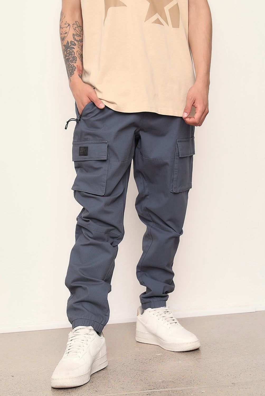STARTER - Pantalón Jogger Bolsillos Cargo Hombre Starter