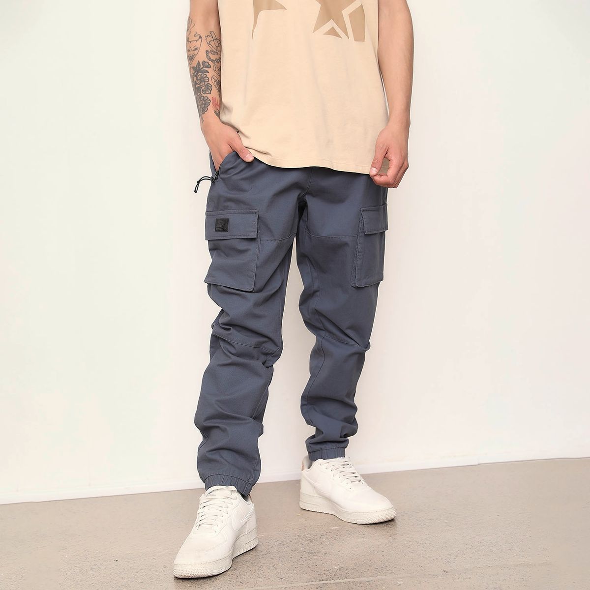 STARTER - Pantalón Jogger Bolsillos Cargo Hombre Starter