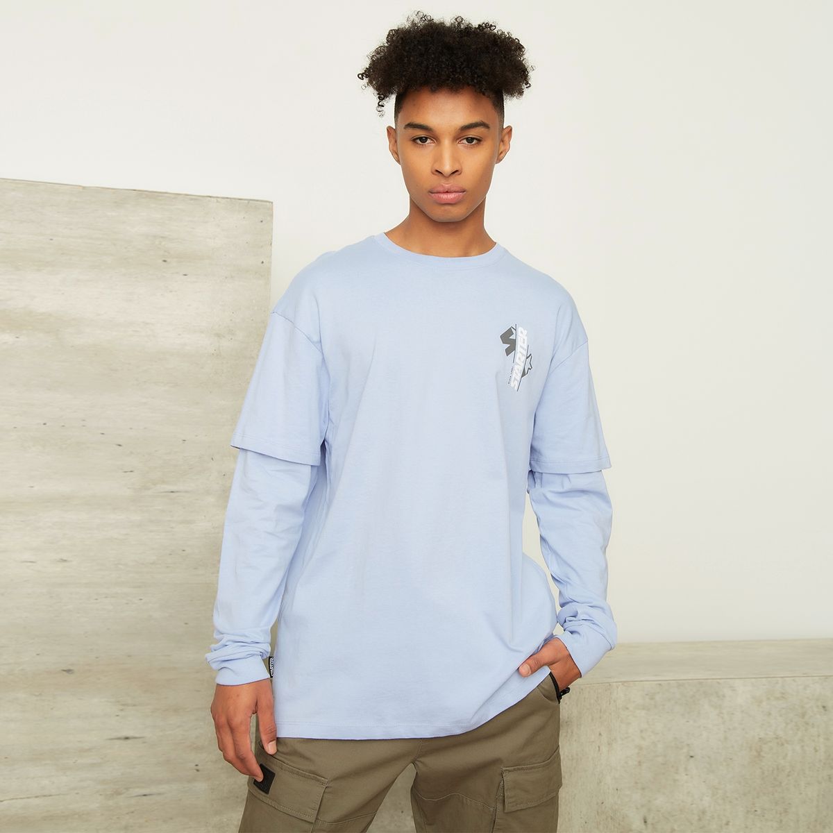 STARTER - Polera Manga Corta Regular Fit Hombre Stripe Starter