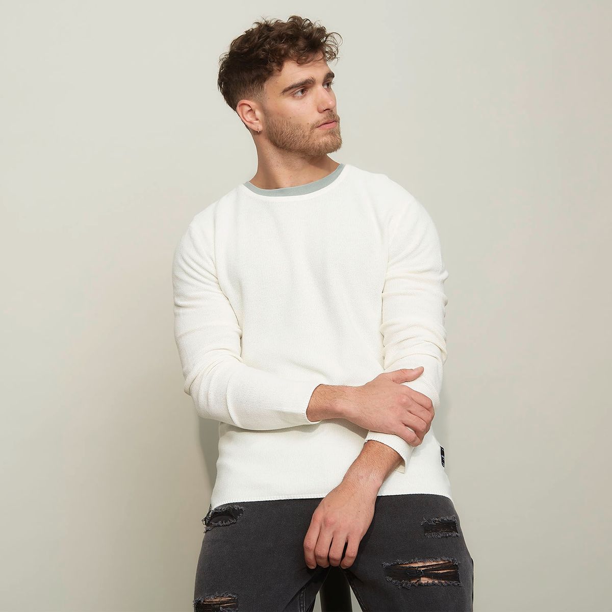 MOSSIMO - Sweater Cuello Redondo Hombre Mossimo