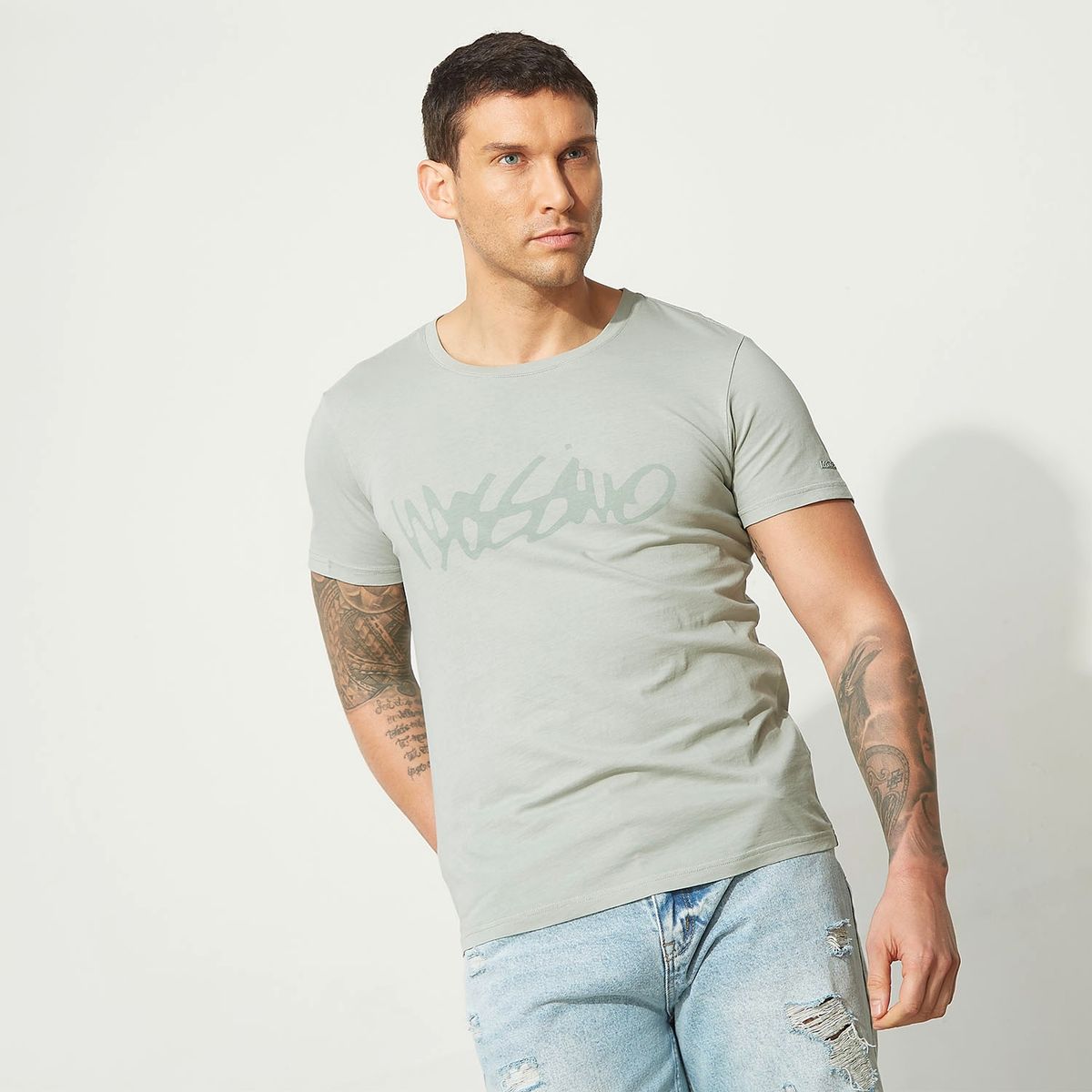 MOSSIMO - Polera Manga Corta Algodón Hombre Mossimo