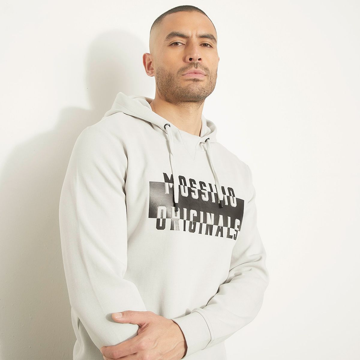 MOSSIMO - Polerón Con Gorro Algodón Hombre Mossimo