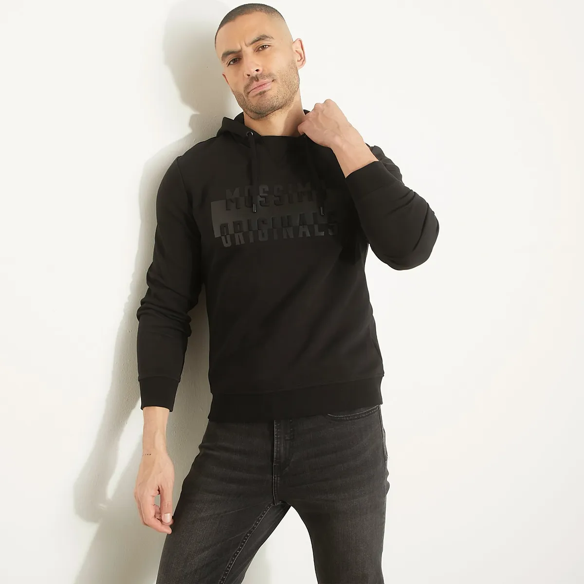 MOSSIMO - Polerón Con Gorro Algodón Hombre Mossimo