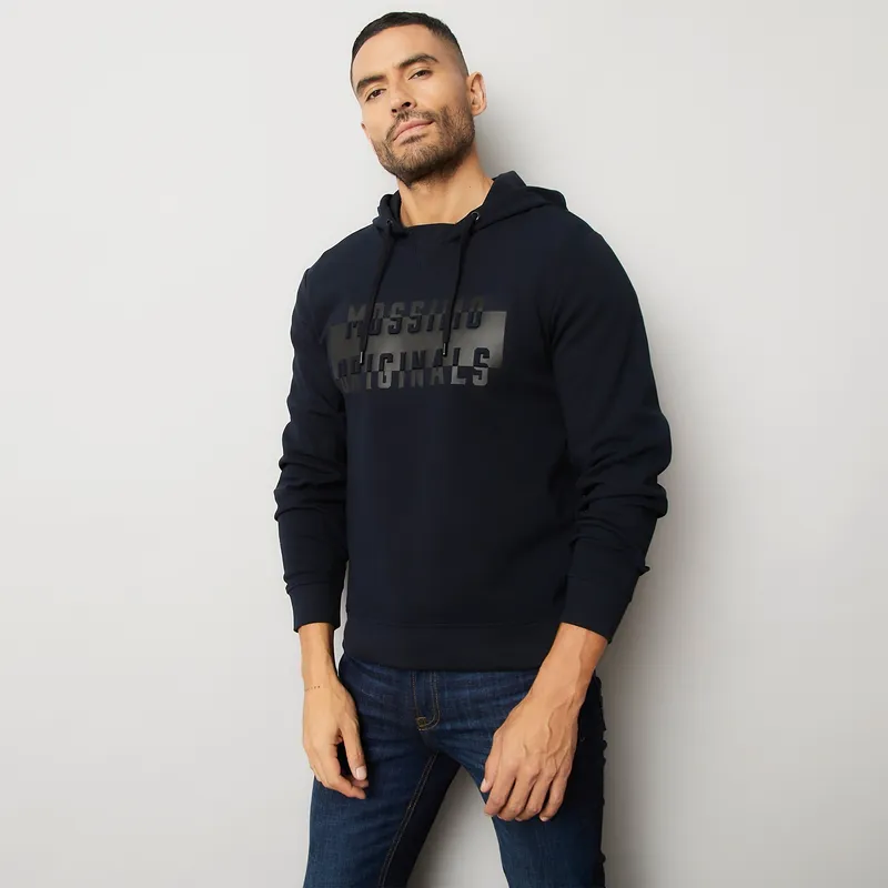 MOSSIMO - Polerón Con Gorro Algodón Hombre Mossimo