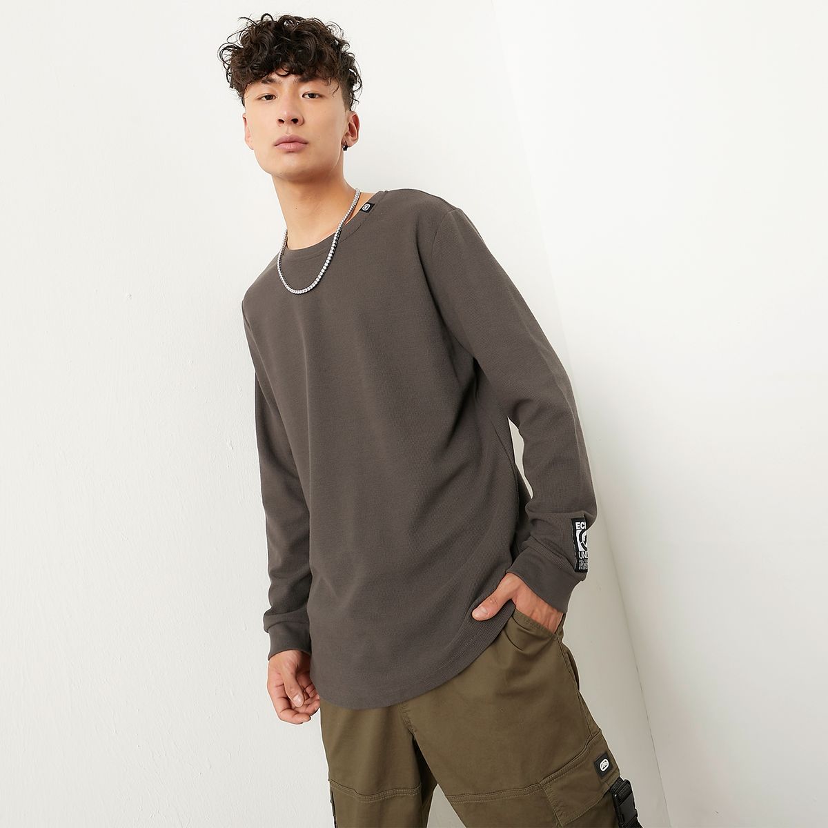 ECKO - Polera Manga Larga Long Fit Hombre Ecko