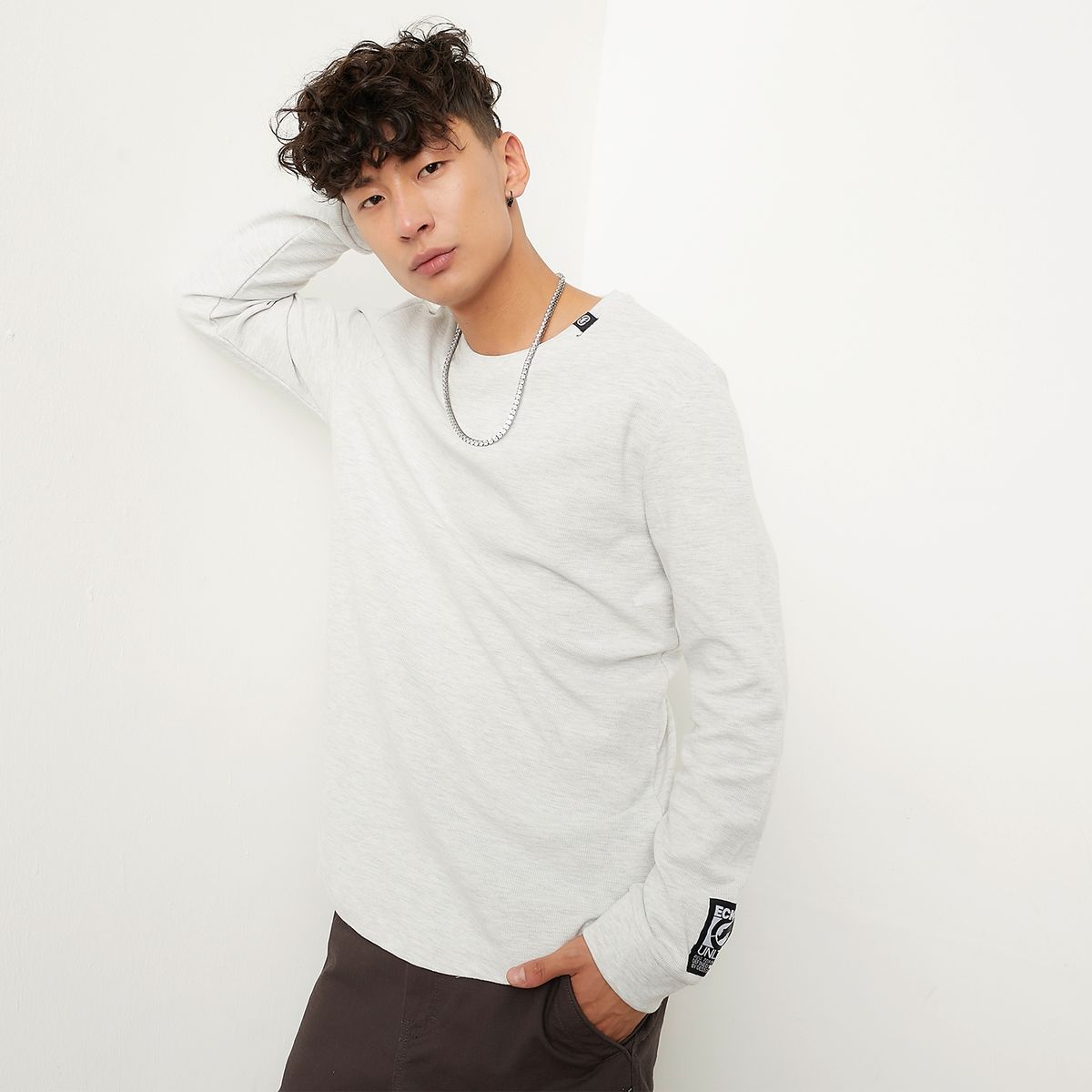 ECKO - Polera Manga Larga Long Fit Hombre Ecko