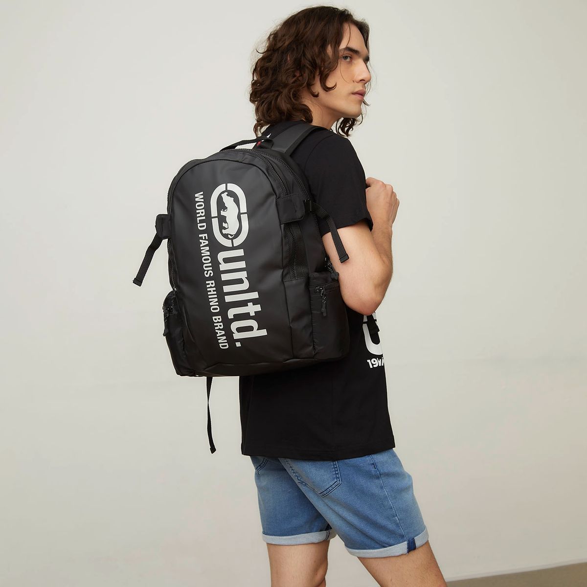 ECKO - Mochila Negro Unisex Ecko