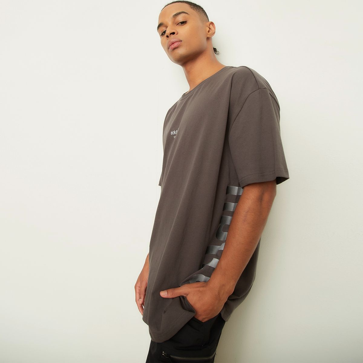 ECKO - Polera Manga Corta Oversize Fit Hombre Ecko