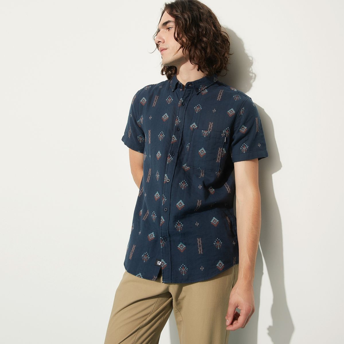 DOO AUSTRALIA - Camisa Casual Manga Corta Algodón Hombre Doo Australia