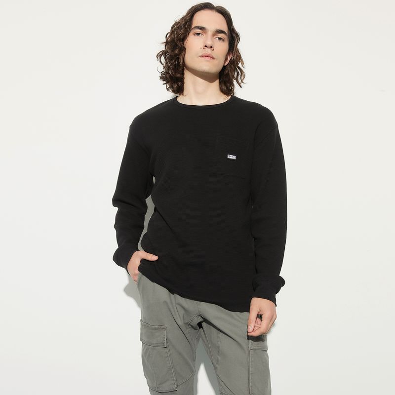DOO AUSTRALIA - Polera Manga Larga Algodón Hombre Doo Australia