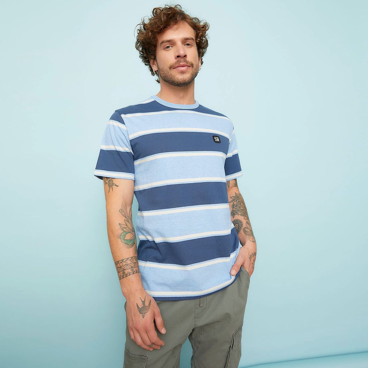 DOO AUSTRALIA - Polera Manga Corta Algodón Hombre Doo Australia