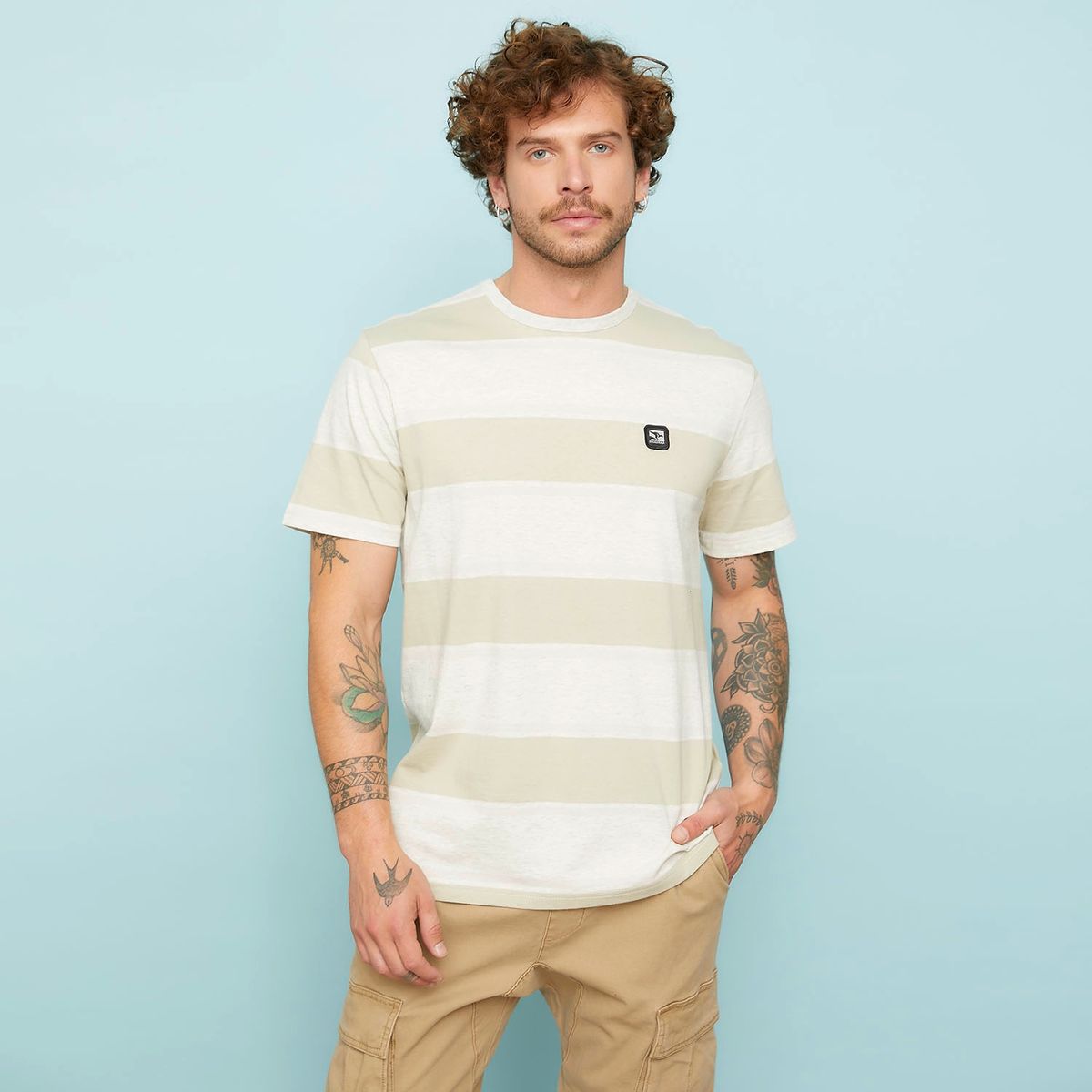 DOO AUSTRALIA - Polera Manga Corta Algodón Hombre Doo Australia