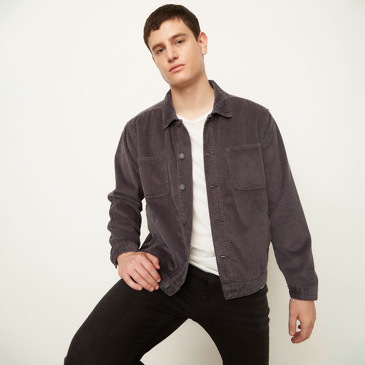 AMERICANINO - Chaqueta Cotelé Recto Hombre Americanino