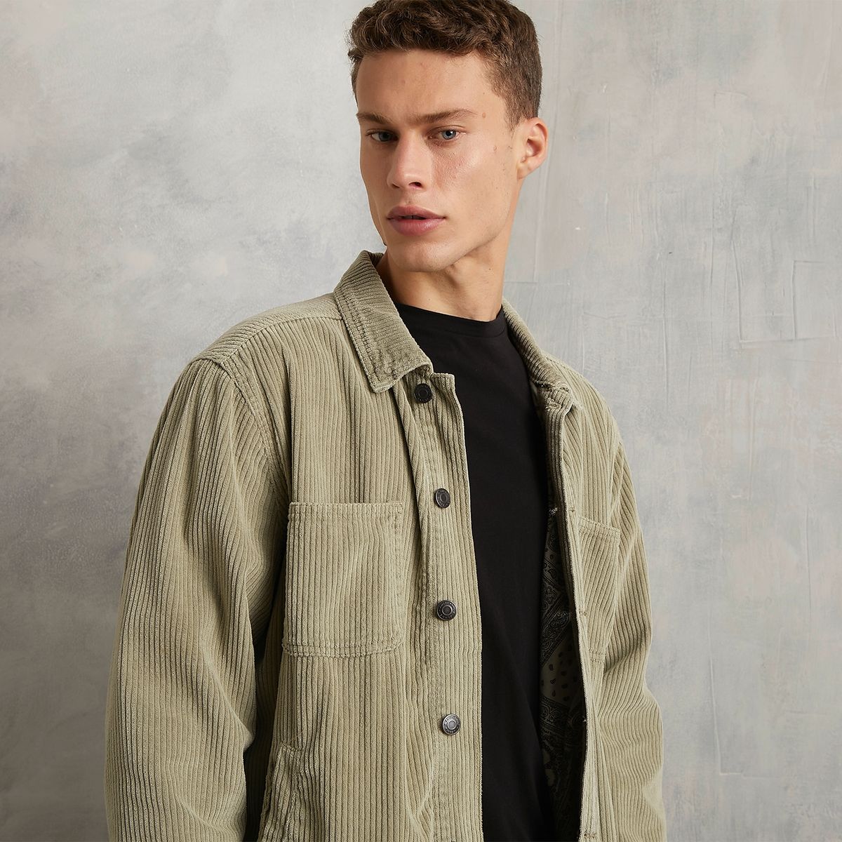 AMERICANINO - Chaqueta Cotelé Recto Hombre Americanino