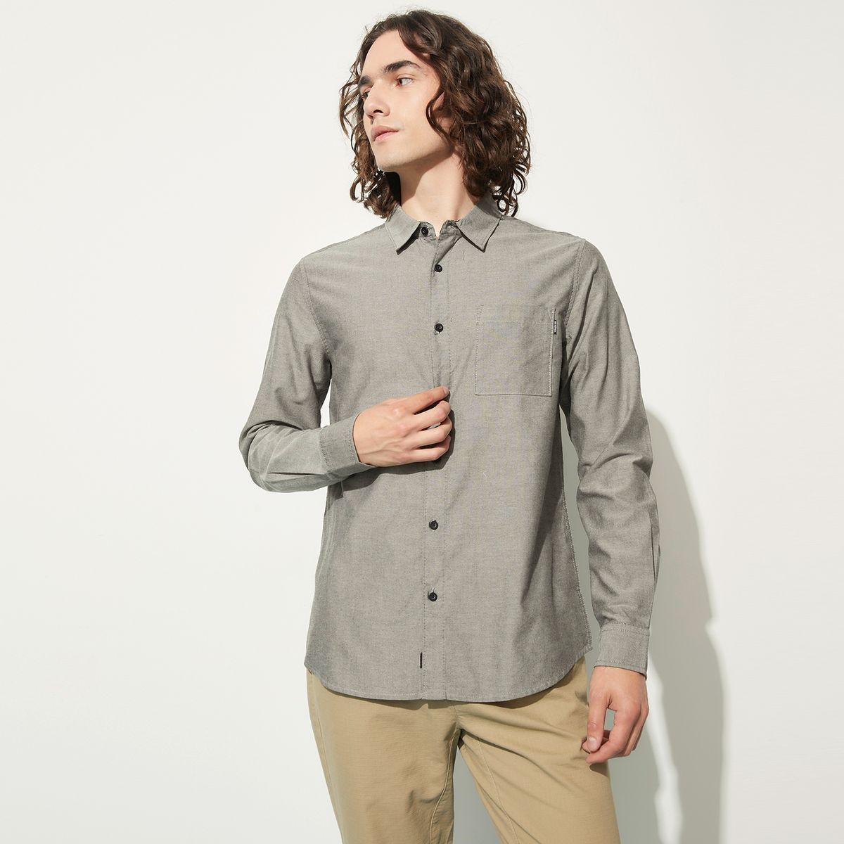 DOO AUSTRALIA - Camisa Casual Manga Larga Algodón Hombre Doo Australia