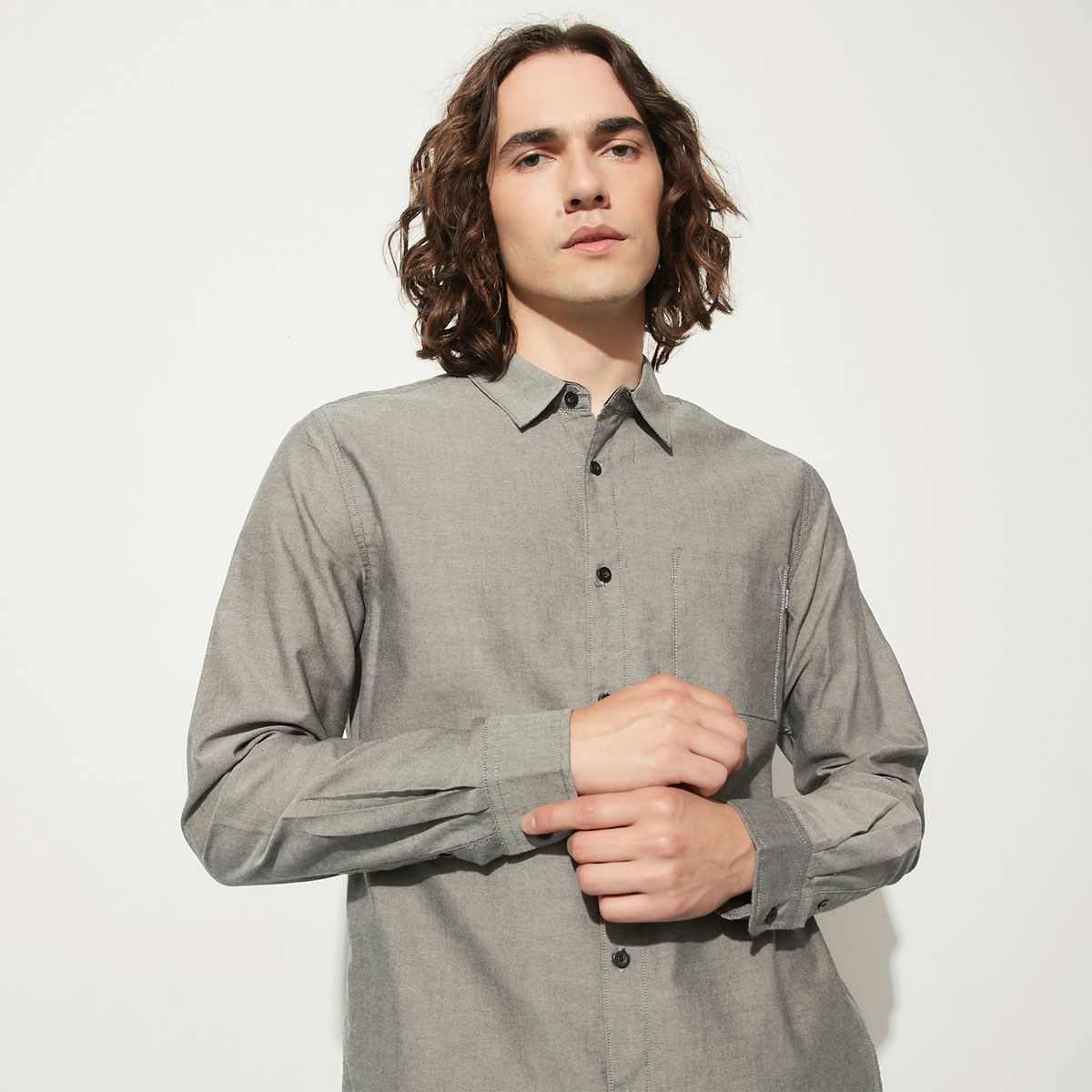 DOO AUSTRALIA - Camisa Casual Manga Larga Algodón Hombre Doo Australia