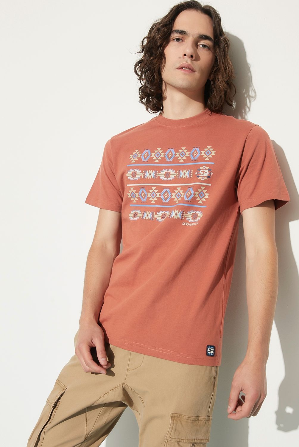 DOO AUSTRALIA - Polera Manga Corta Algodón Hombre Doo Australia
