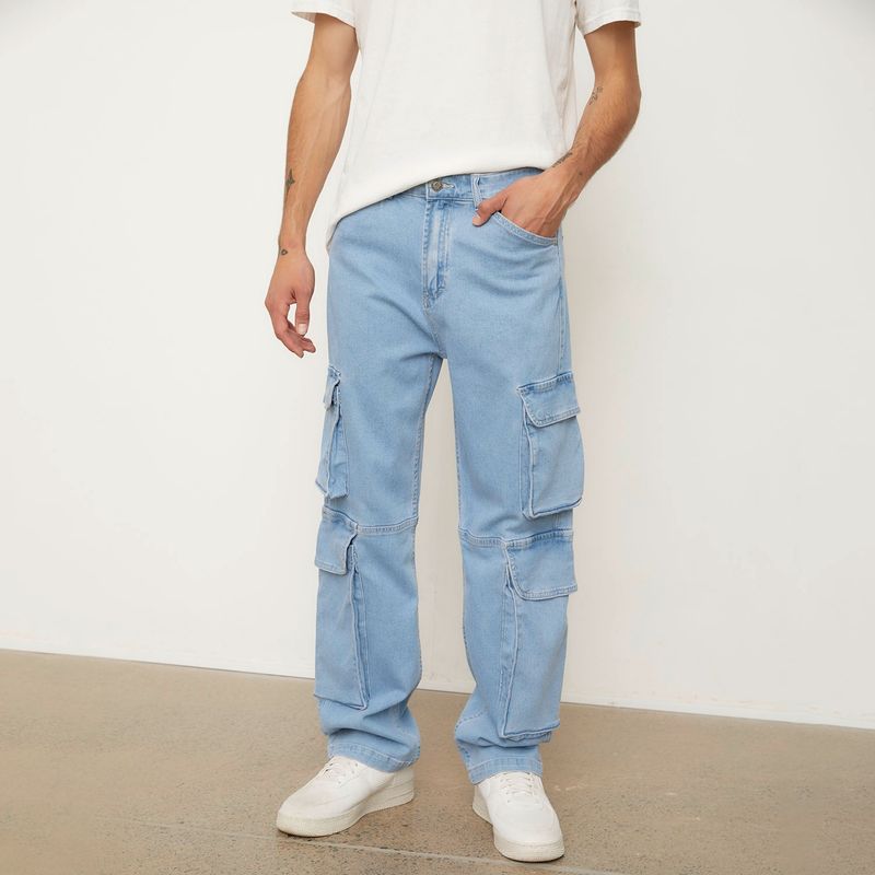 AMERICANINO Jeans Cargo Hombre Americanino