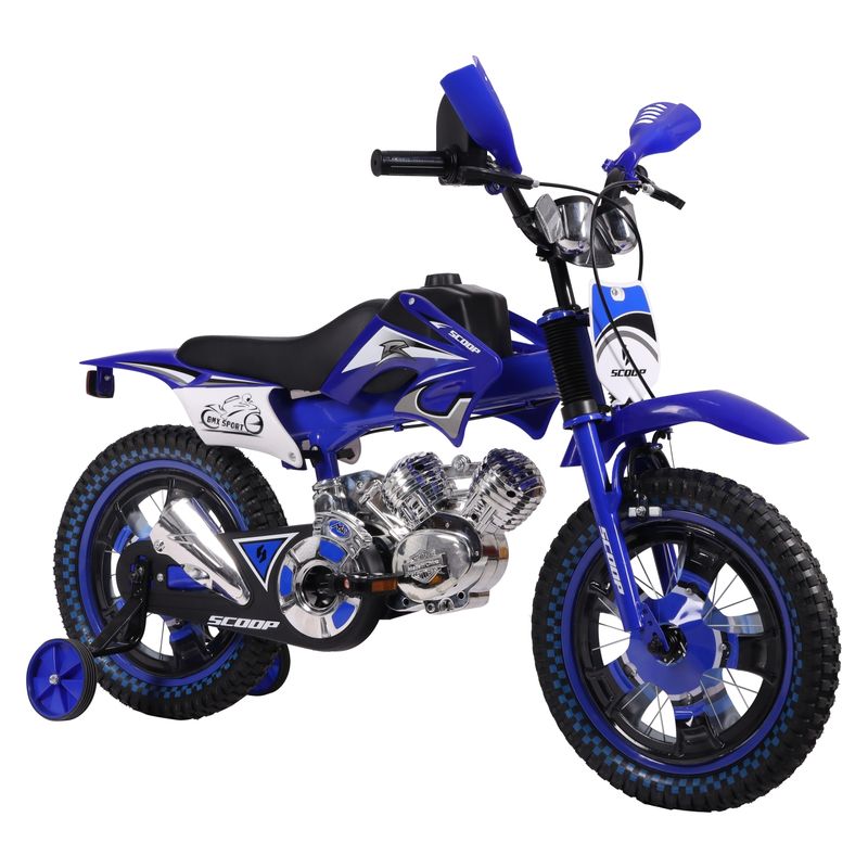 SCOOP - Bicicleta Infantil Motorbike Aro 16 Hombre Scoop